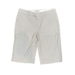 Banana Republic Martin Fit Women's Bermuda Short Tan and White Pinstripe Size 6